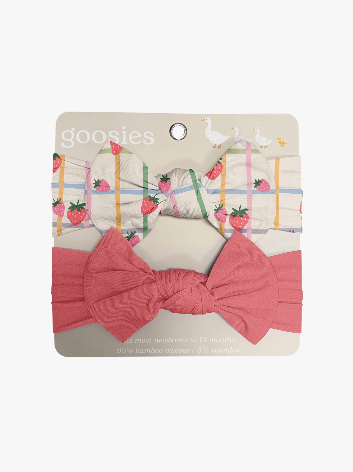 Goosies Headband Bow Set Berry Patch
