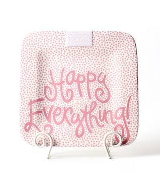 Platter Mini Pink Small Dot Square Happy Everything!