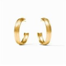 Cobblestone Hoop Earring Gold