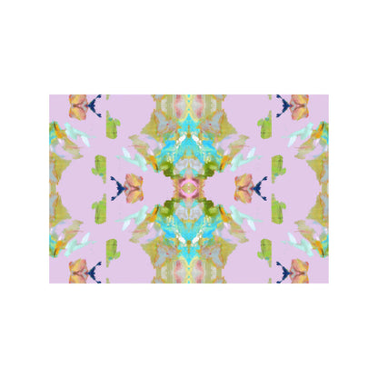 Floor Mat Stained Glass Lavender