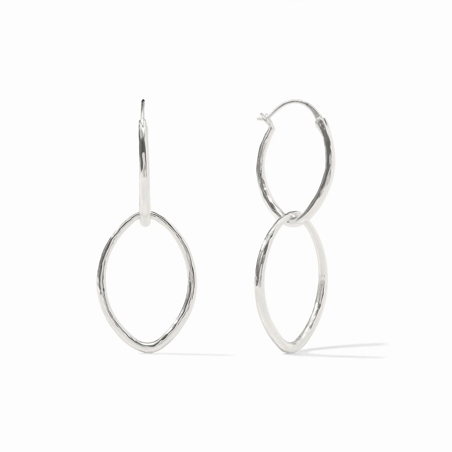 Silver Fleur-de-Lis 2-in-1 Earring Julie Vos