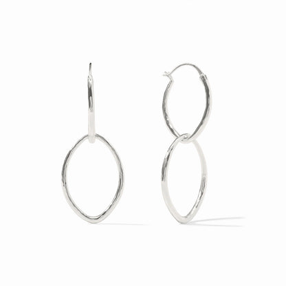 Silver Fleur-de-Lis 2-in-1 Earring Julie Vos