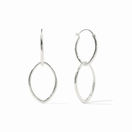 Silver Fleur-de-Lis 2-in-1 Earring Julie Vos