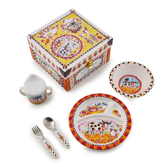 TODDLER DINNERWARE SET ON THE FARM