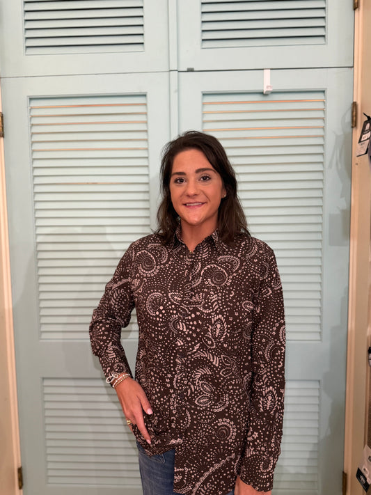 Top L/S Collared Shirt