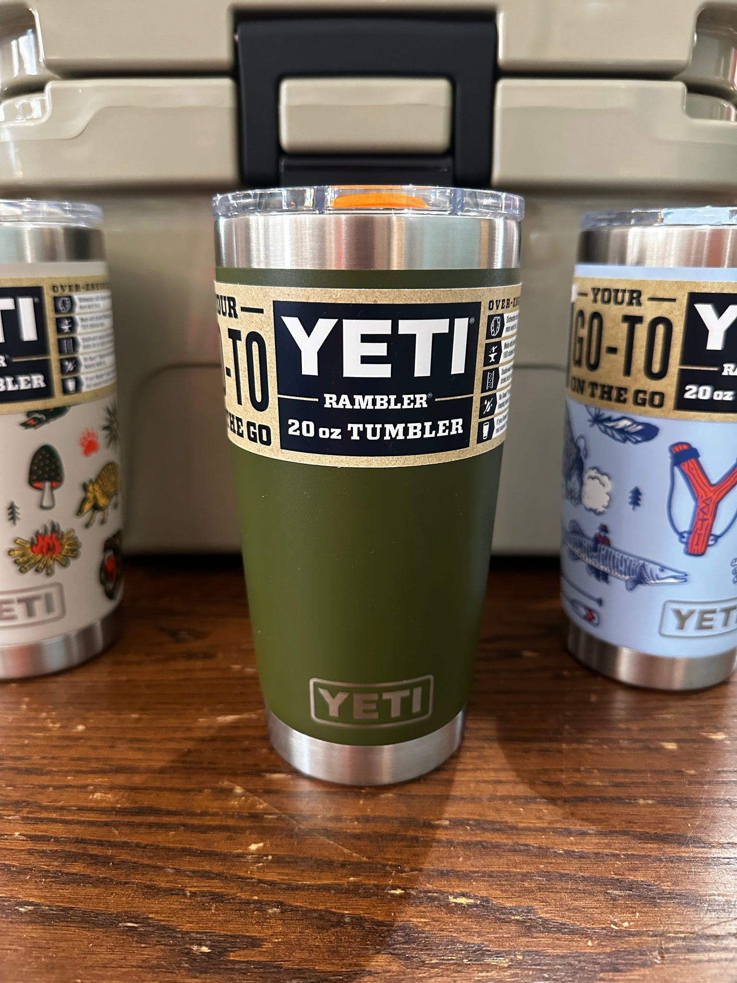 Yeti RAMBLER 20OZ TUMBLER Olive King Co MAGSLIDER LID