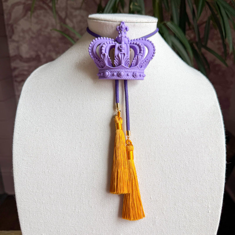 Bolo Crown Lavender with Lavender & Golden Yellow
