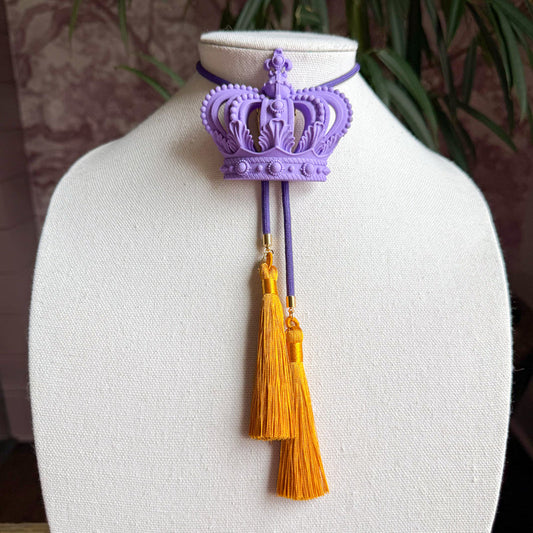 Bolo Crown Lavender with Lavender & Golden Yellow