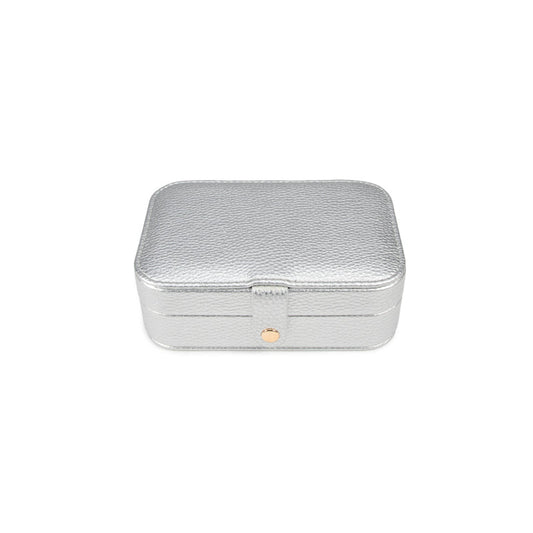 Jewelry Organizer Travel Leah Pearl White