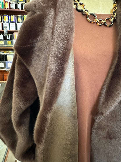 Ivy Jane Coat Faux Fur & Suede (3 Colors)