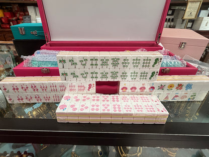 Mahjong Set Flamingo Coast Fuchsia