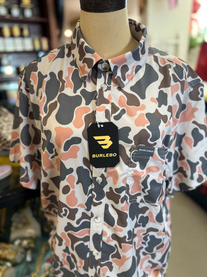 BURLEBO PERFORMANCE BUTTON UP SHIRT | Multiple Colors