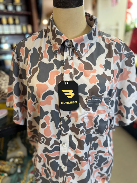 BURLEBO PERFORMANCE BUTTON UP SHIRT | Multiple Colors