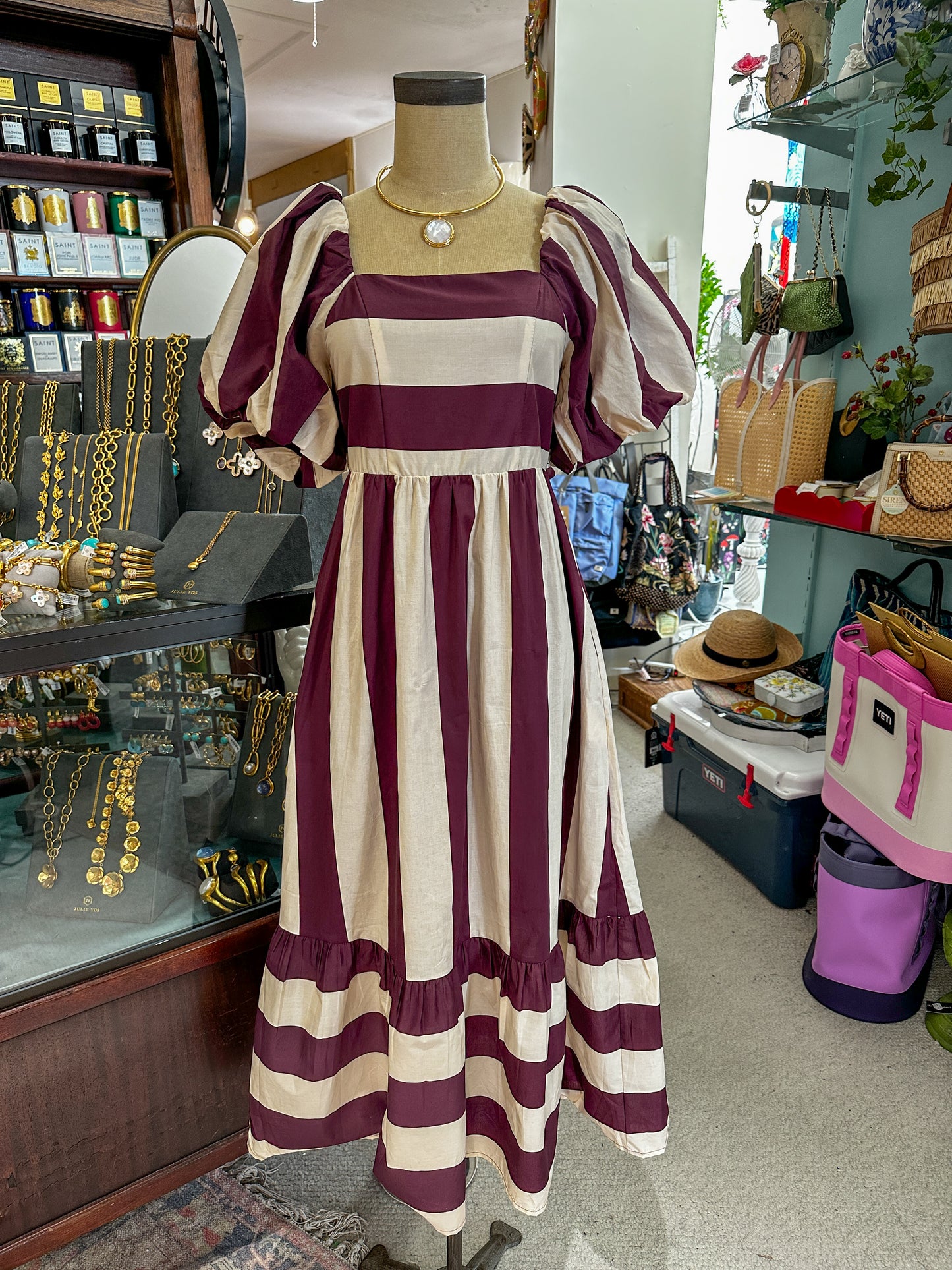 Entro Dress Wide Stripe