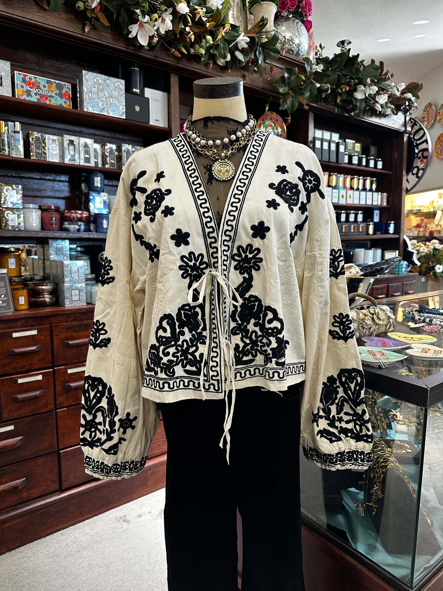 Elan Jacket Tie Front