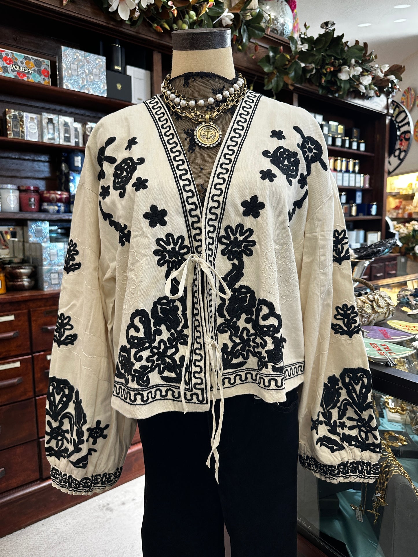 Elan Jacket Tie Front