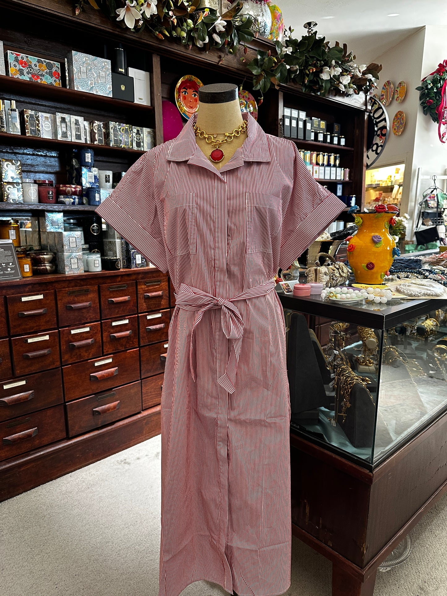 Elan Dress Button Down