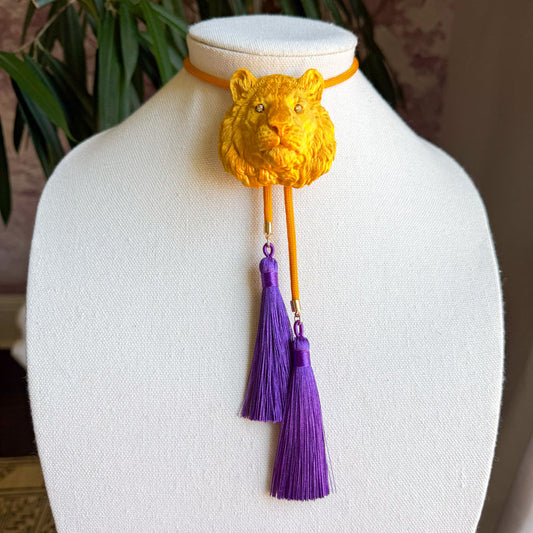 Bolo Tiger Gold with Golden Yellow & Deep Purple
