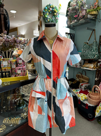 Elan Dress Collared Full Zip