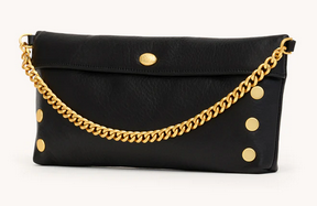 Hammitt INVITATION CLUTCH Black / Brushed Gold
