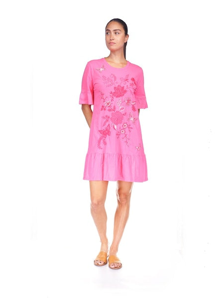 DRESS RUFFLE SLEEVE KNIT - DIINA