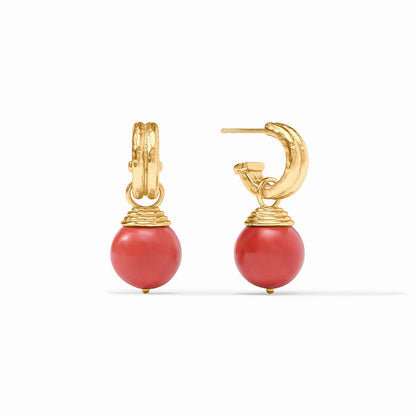Bonbon Hoop & Charm Earring Gold