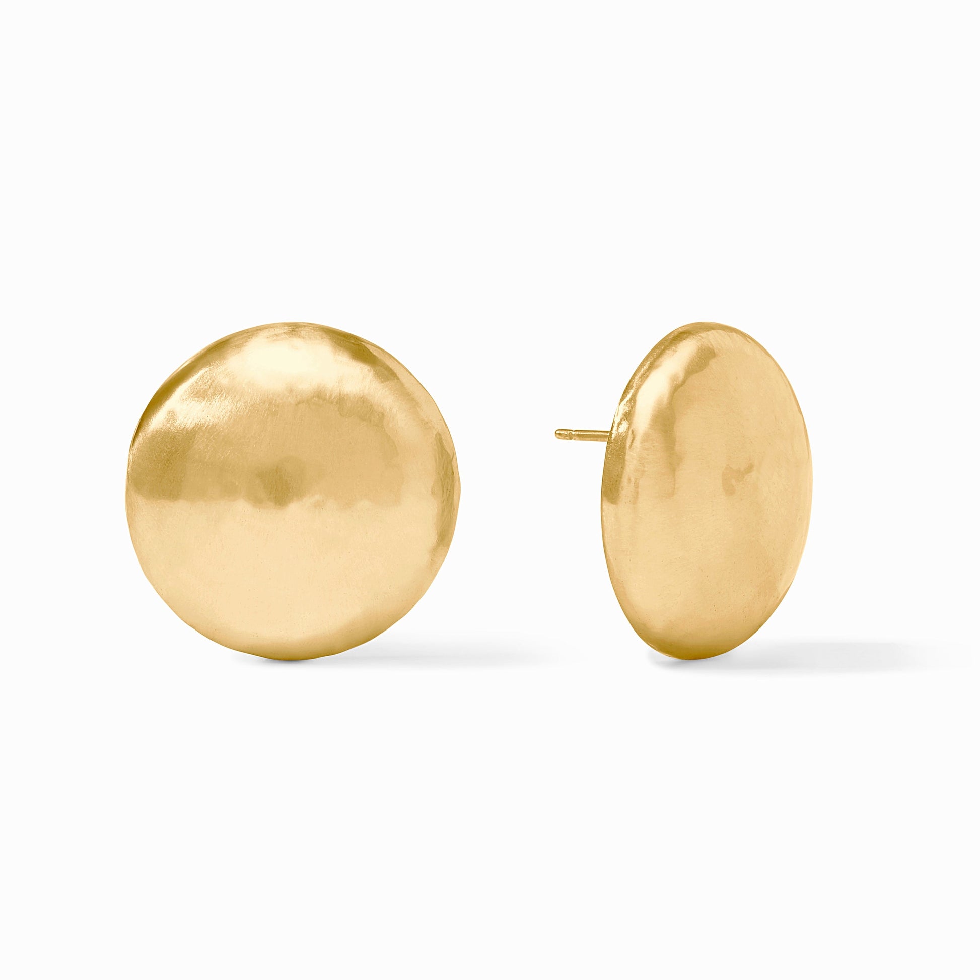 Julie Vos statement stud earrings gold 