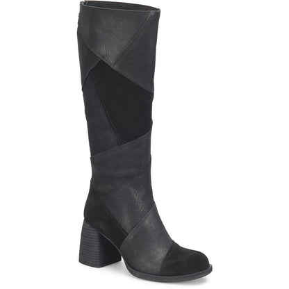 Asbee Boot Heel |Taupe & Black