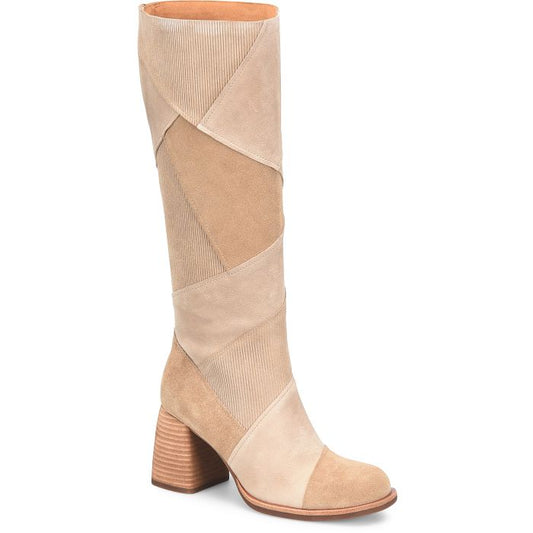 Asbee Boot Heel |Taupe & Black
