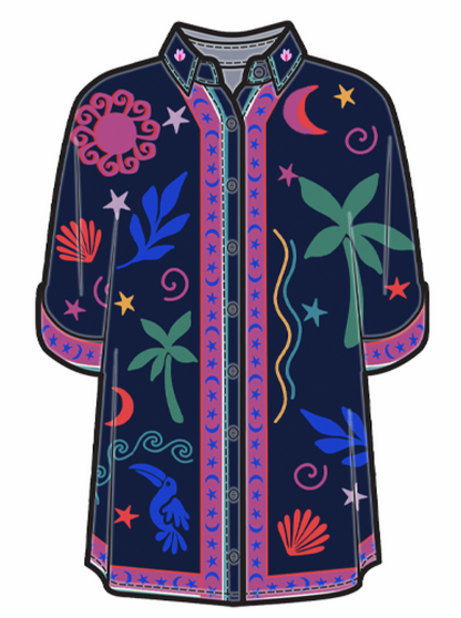 FERNANDA BUTTON DOWN SHIRT