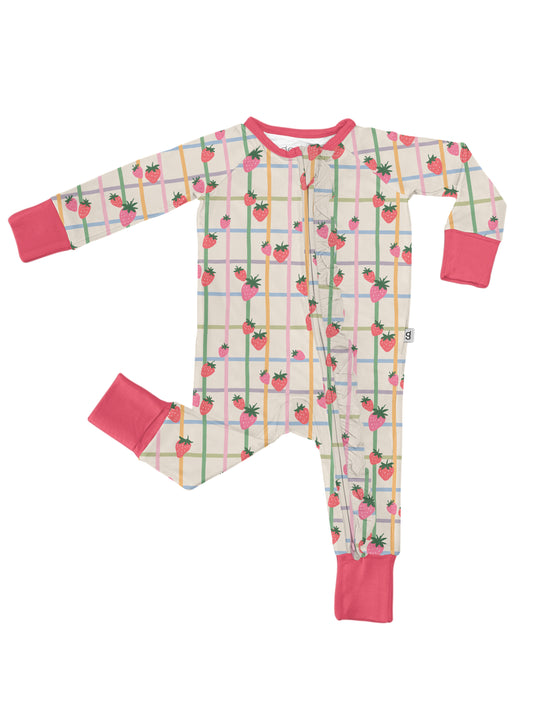 Goosies PJ LS Zip Berry Patch