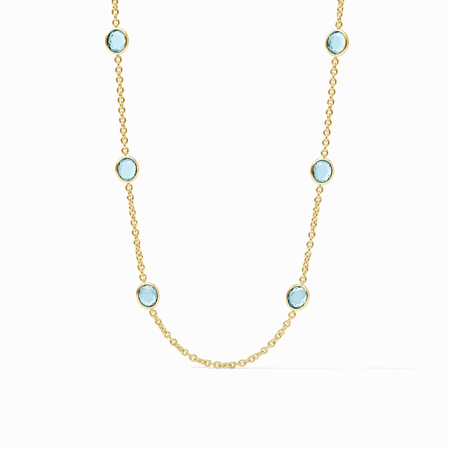 Laguna Stone Station Necklace GOLD OS
