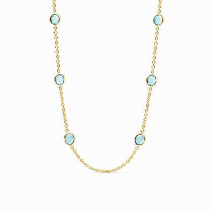 Laguna Stone Station Necklace GOLD OS