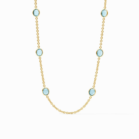 Laguna Stone Station Necklace GOLD OS