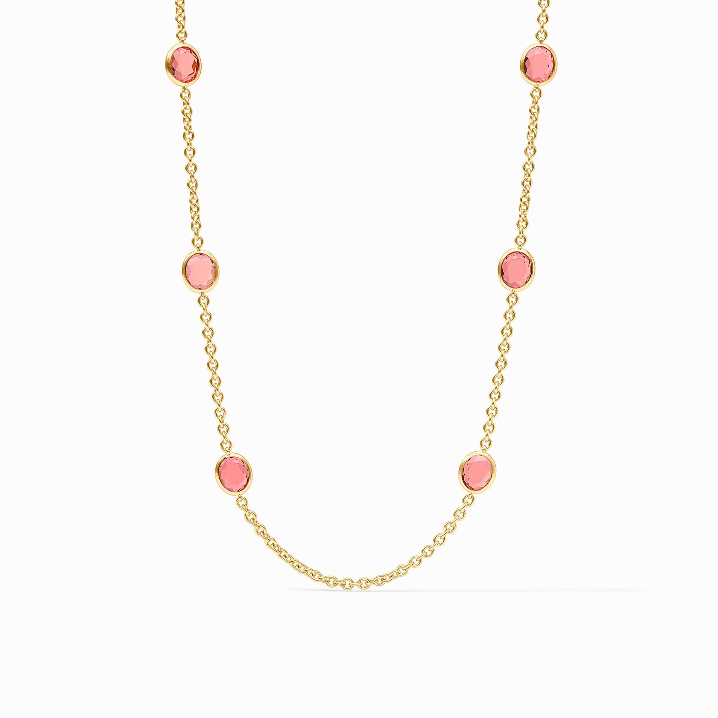 Laguna Stone Station Necklace GOLD OS
