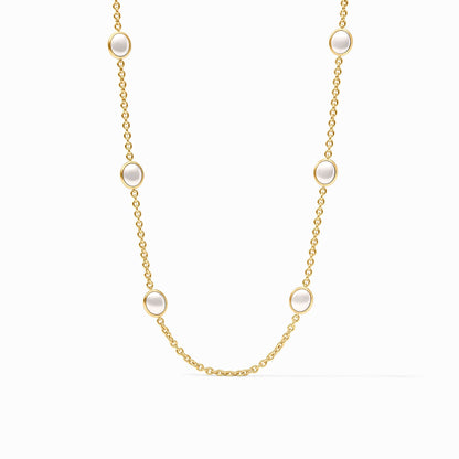 Laguna Stone Station Necklace GOLD OS