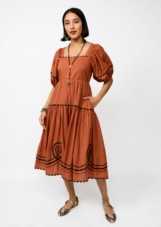 SM LOOPY MIDI DRESS