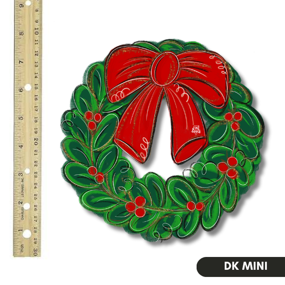 Mini Christmas Wreath Hanger