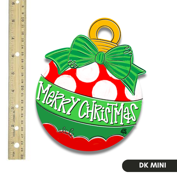 Mini Christmas Bulb Red Dot Hanger
