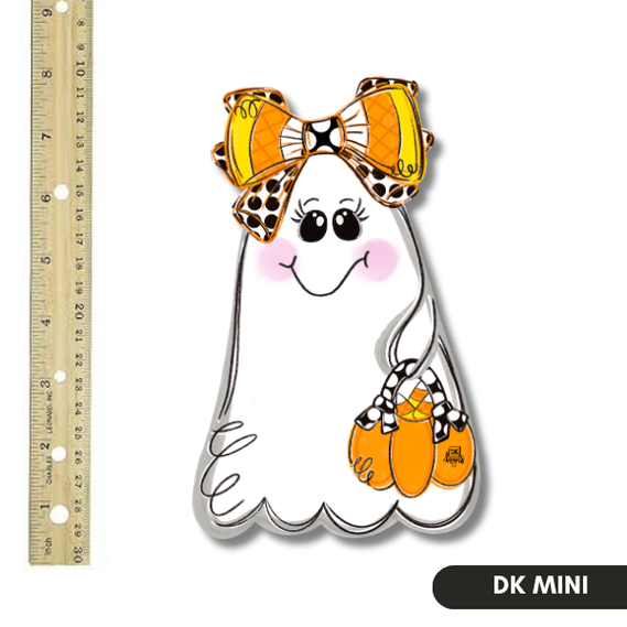 Mini Candy Corn Ghost Hanger