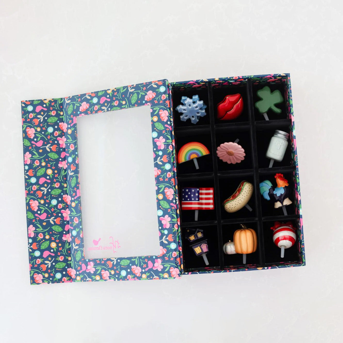 keepsake Nora Fleming floral box 