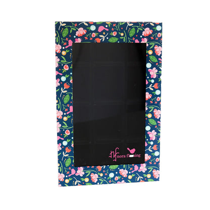 KEEPSAKE BOX FLORAL 12 SECTION 13.5X10.75X3