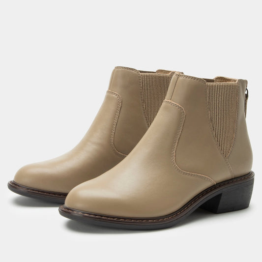 Taupe bootie