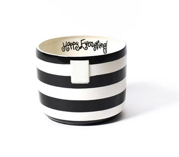 Bowl Mini Black Stripe Happy Everything
