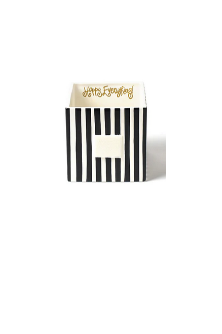 Cube Nesting Black Stripe Mini Medium