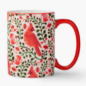 rifle paper cardinal mug 