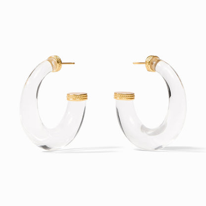 Madison Statement Hoop Earrings Gold
