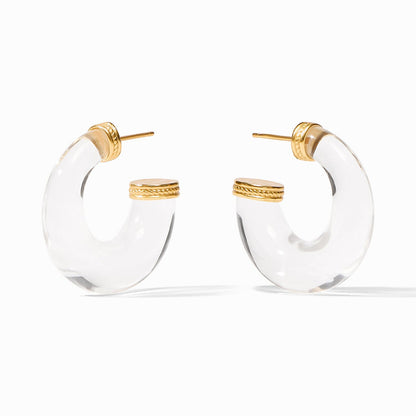 Madison Statement Hoop Earrings Gold