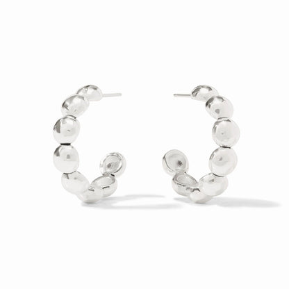 Medium solara nova hoop silver Julie Vos 