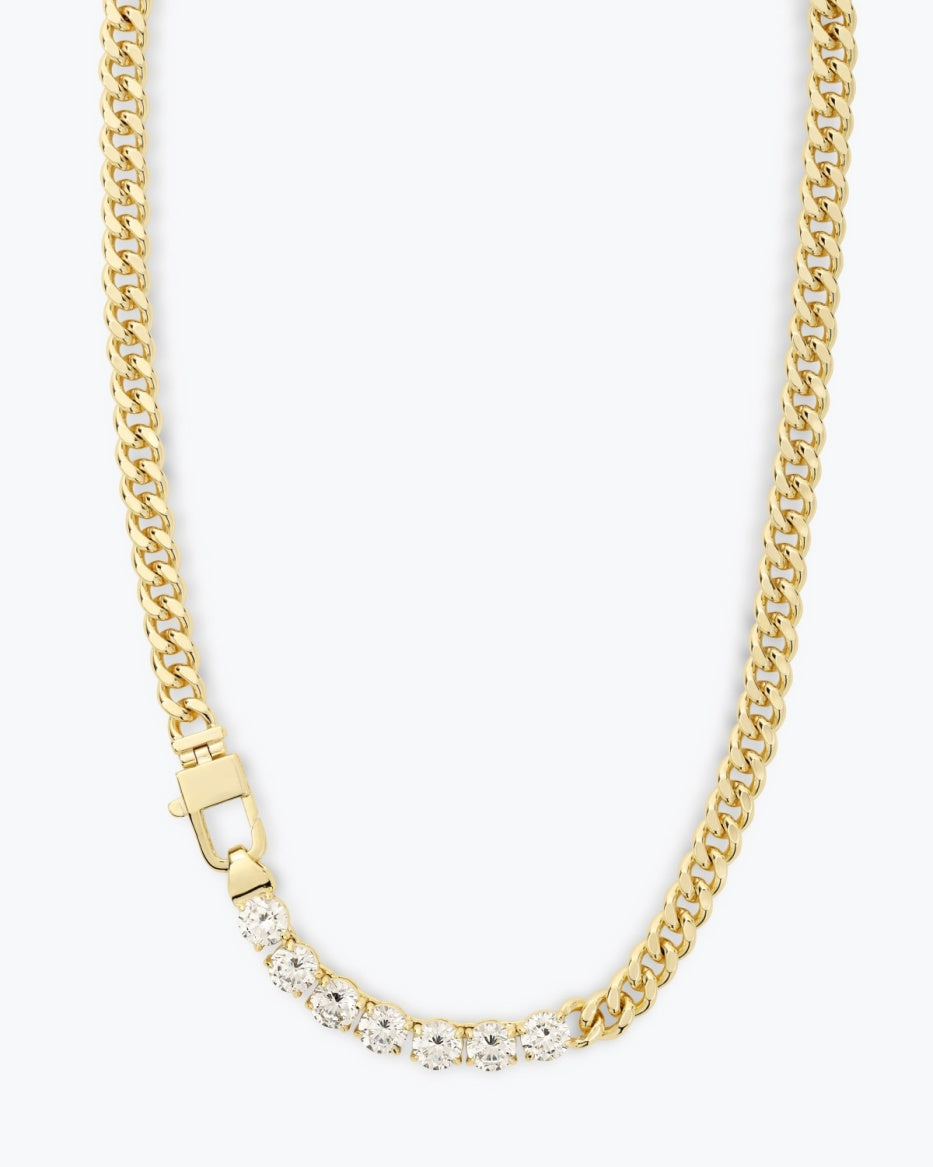 Melinda Maria Necklace Julian Loves Diamonds 16" 6.8mm Gold
